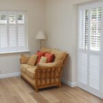 patio door and large window shutters