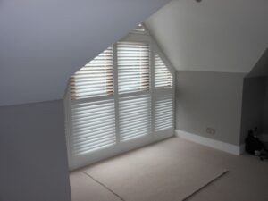Gable end shutters