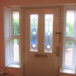 hallway front door shutters open
