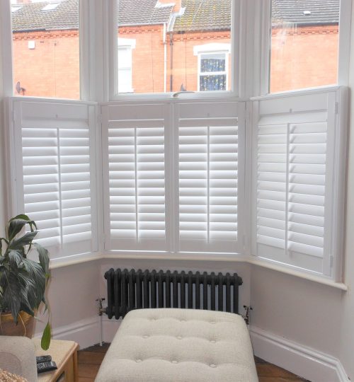white lounge cafe shutters