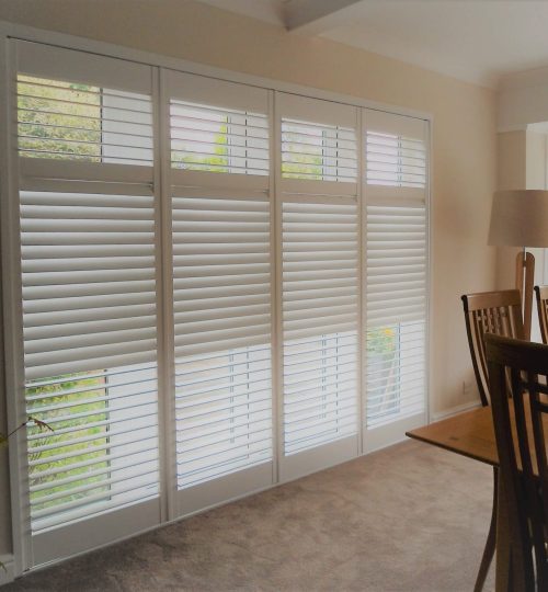 shutters covering a large door
