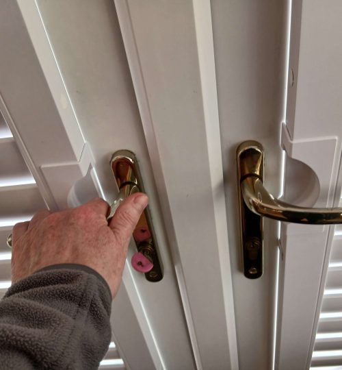 Opening door shutters-2