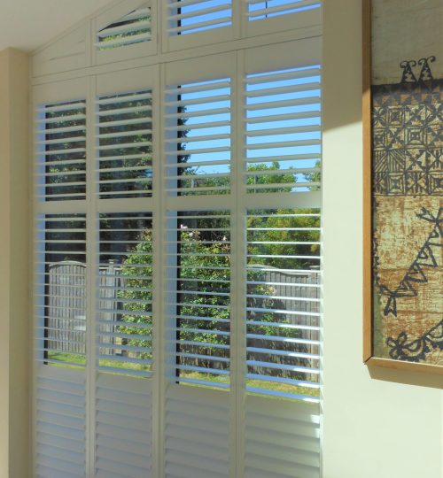 triangle shaped shutters